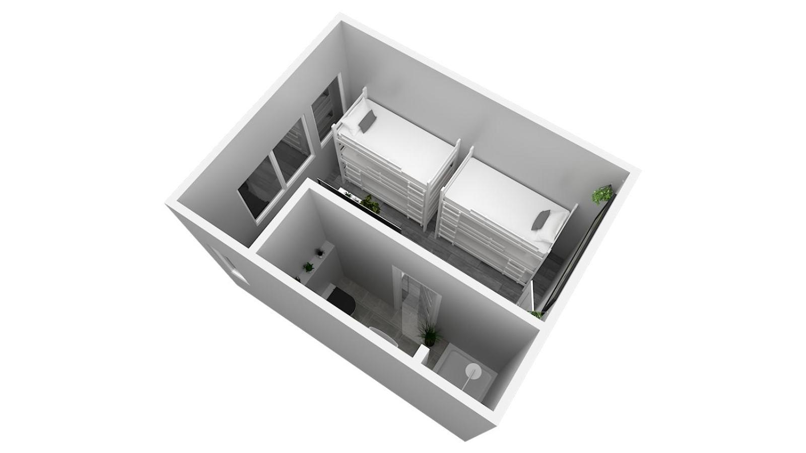 Hotel Ulm Zentrum - Komplettes Zimmer, Hochbett, Android Tv & Eigenem Bad - Perfekt Fuer Familien & Gruppen Chambre photo